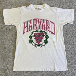 Vintage Harvard University Single Stitch USA T-Shirt Men's Medium